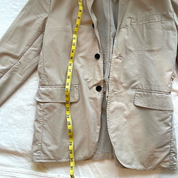 Club Monaco light tan Parisian Blazer Jacket - Picture 6 of 9